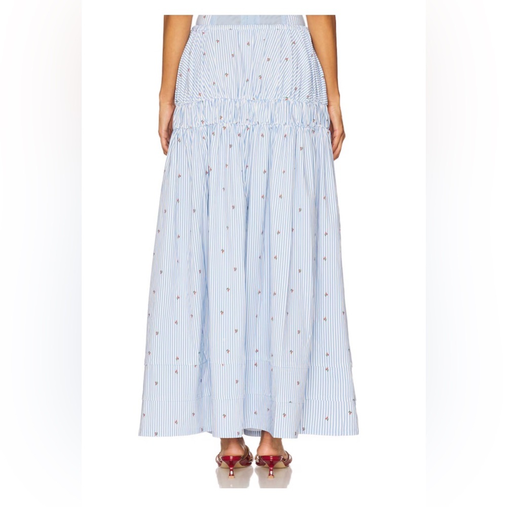 Tiered Midi Skirt in Sky Multi WeWoreWhat - Picture 3 of 7